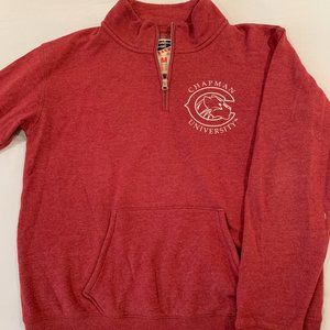 Red Chapman University Crewneck Sweatshirt